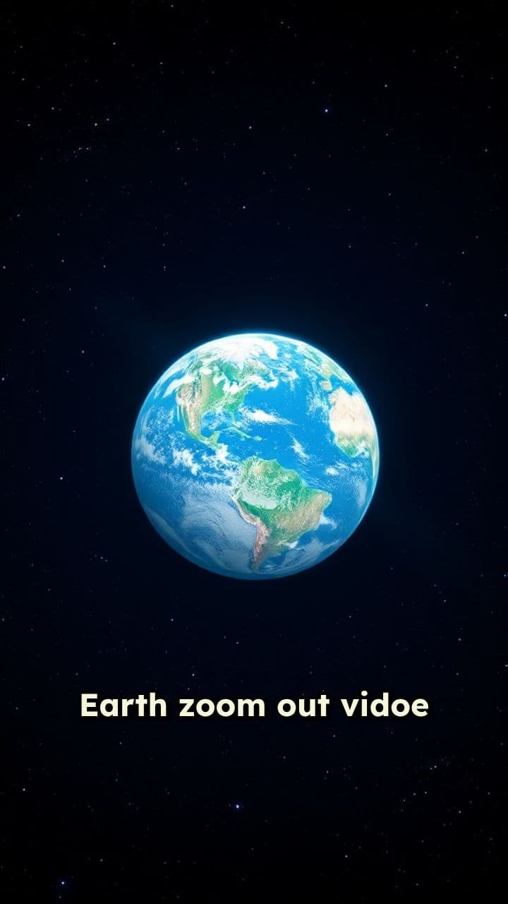 Earth Zoom-Out Video