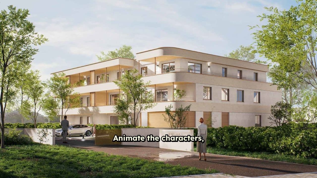 Animated Characters with Static Background