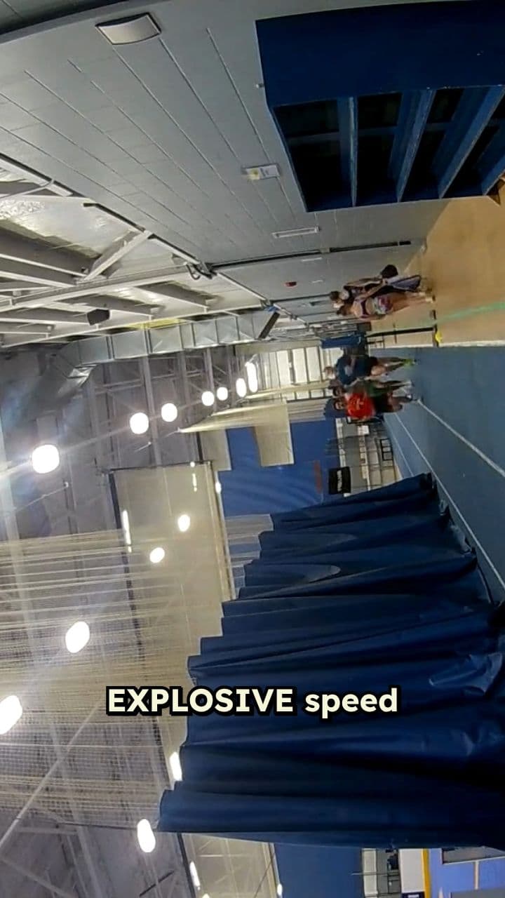 Entraînement explosif sur la piste