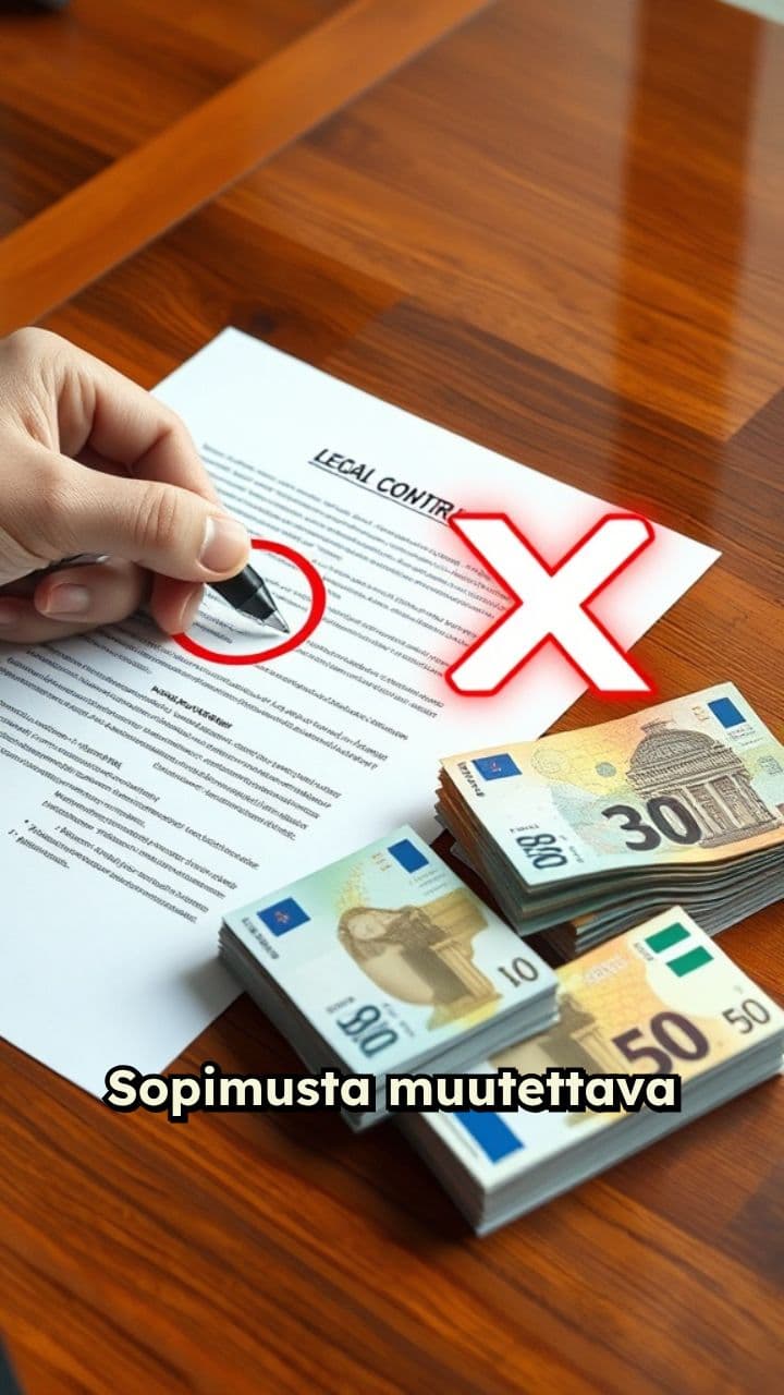 ALV-sopimuksen muutos ennen maksua
