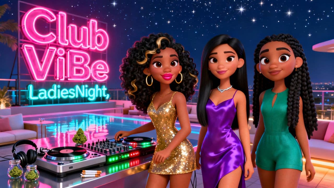 Club ViBe Ladies Night Scene