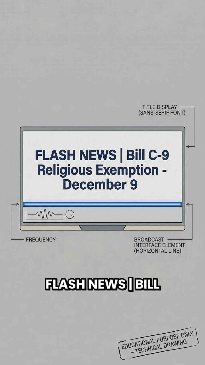 Bill C-9 Religious Exemption Removal Confirmed