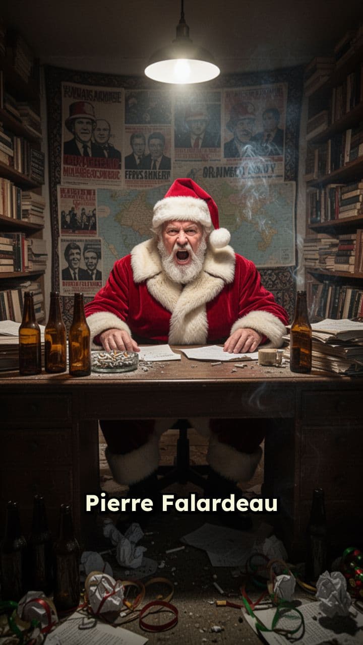 Père Noël Falardeau en colère