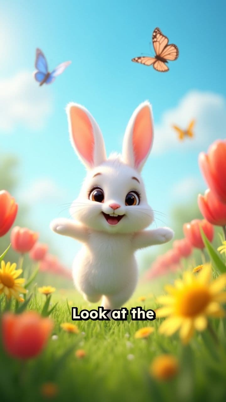 The Happy Hopping Bunny Nursery Rhyme