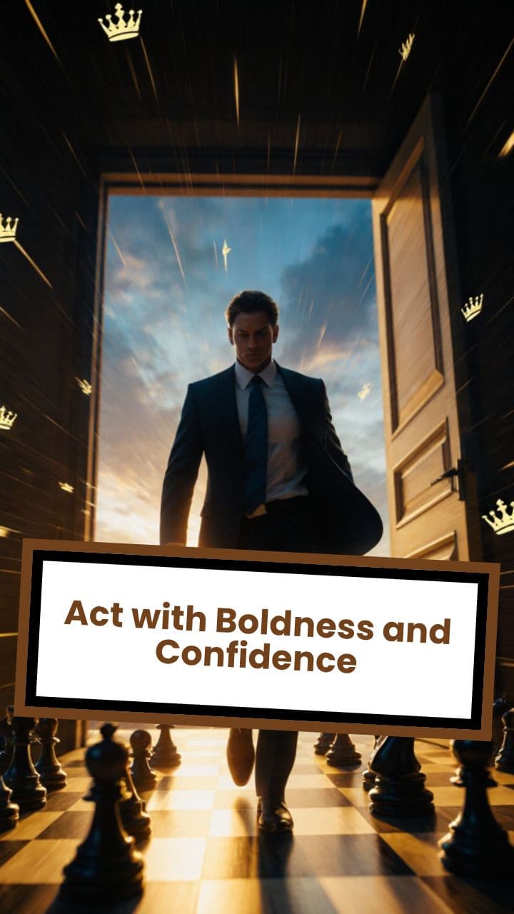 Act with Boldness and Confidence