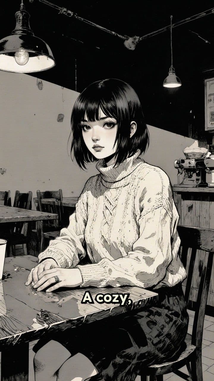 Rainy Evening Coffee Solitude