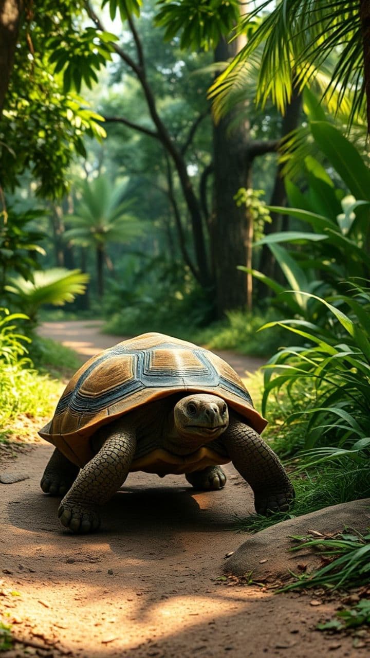 कछुए की जादुई दौड़ (The Tortoise's Magical Race)