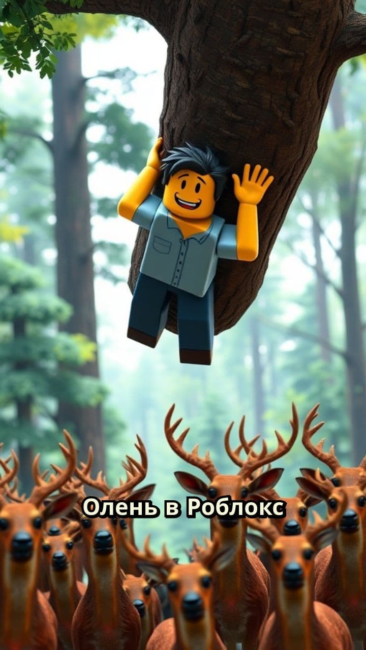 Безумная дружба оленя и игрока