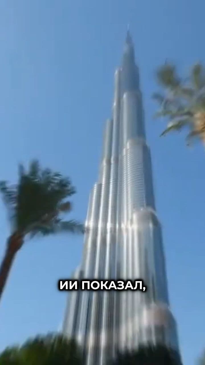 Нереальные высоты Бурдж-Халифа