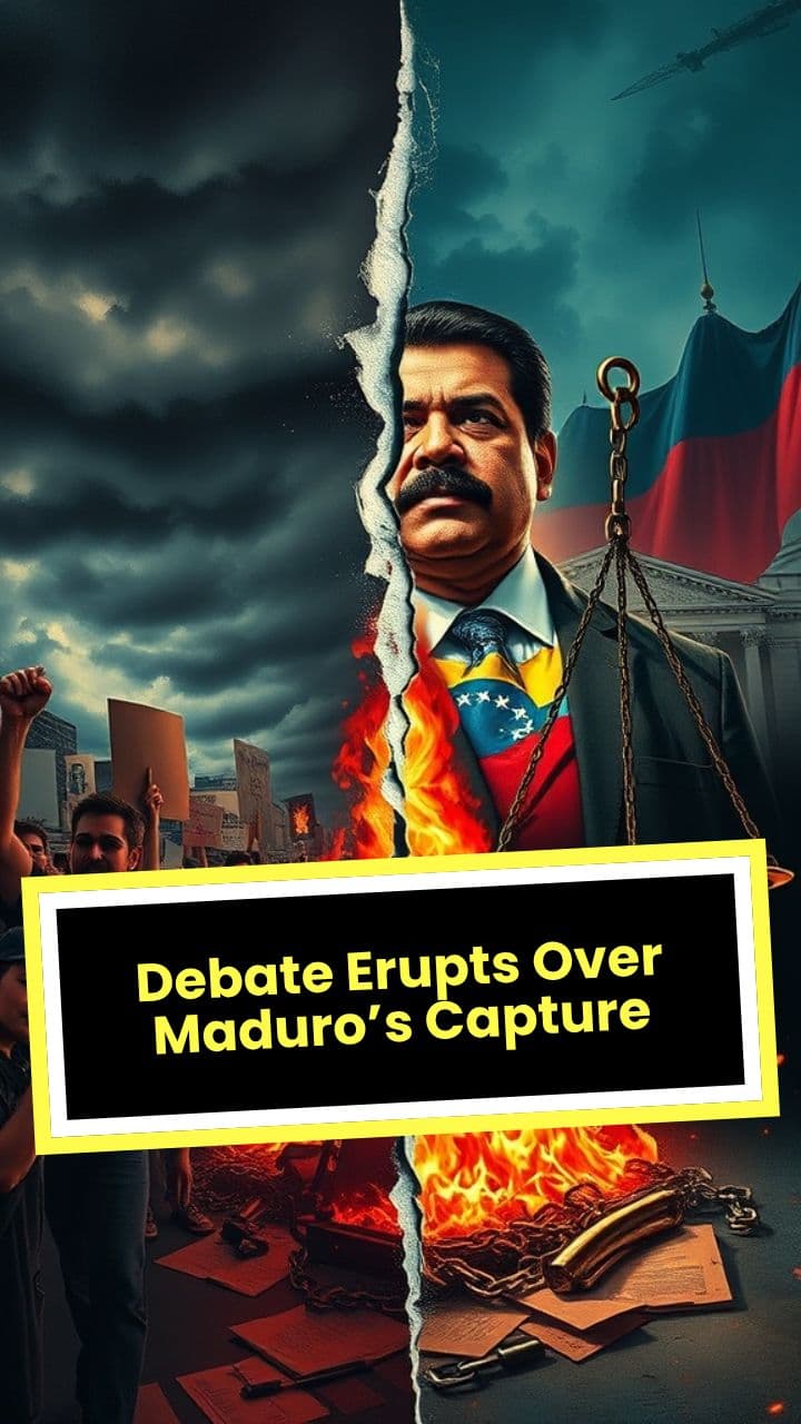 Debate Erupts Over Maduro’s Capture