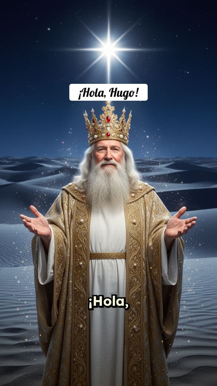 Felicitación Real para Hugo