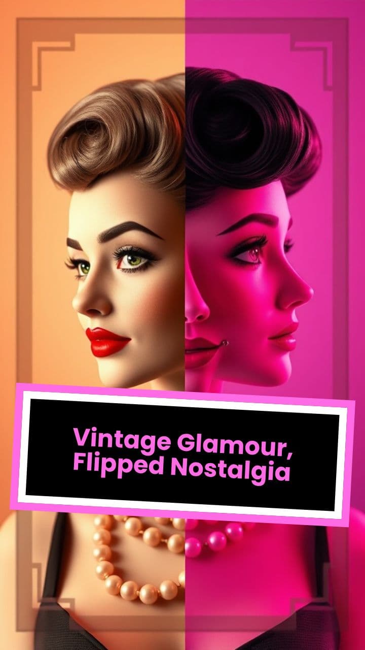 Vintage Glamour, Flipped Nostalgia