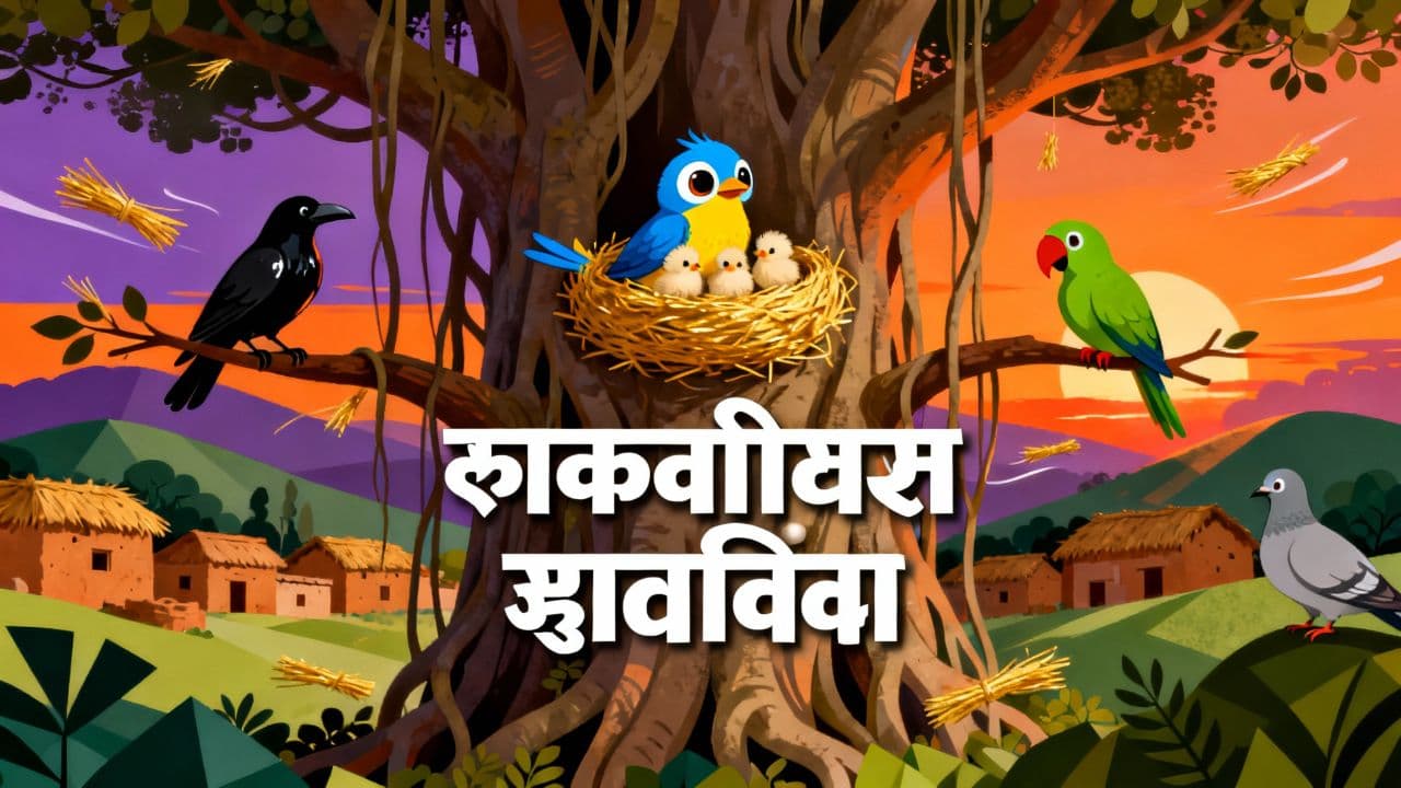 आत्मनिर्भर नन्ही चिड़िया