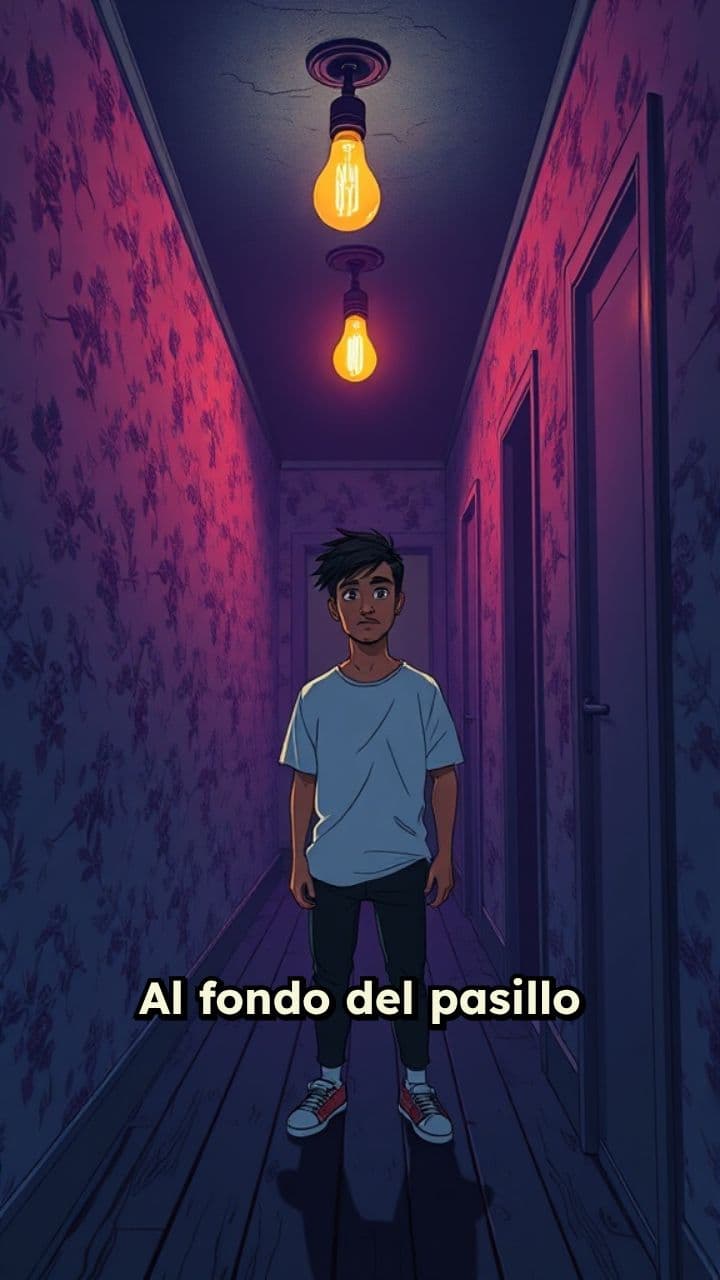 El espejo del pasillo oscuro