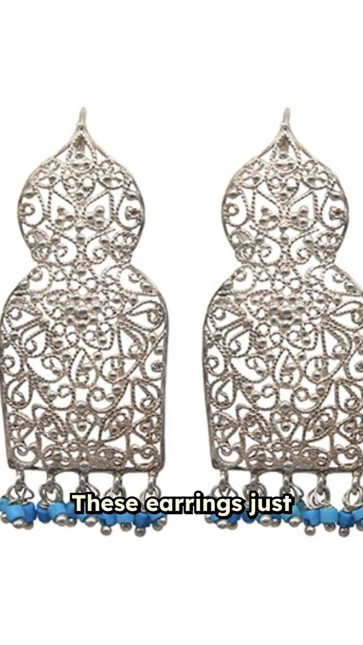 Stunning Cascading Gold Earrings