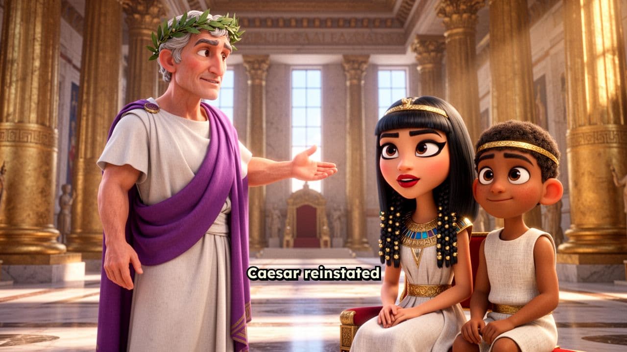 Cleopatra’s Rise and Caesarion’s Birth