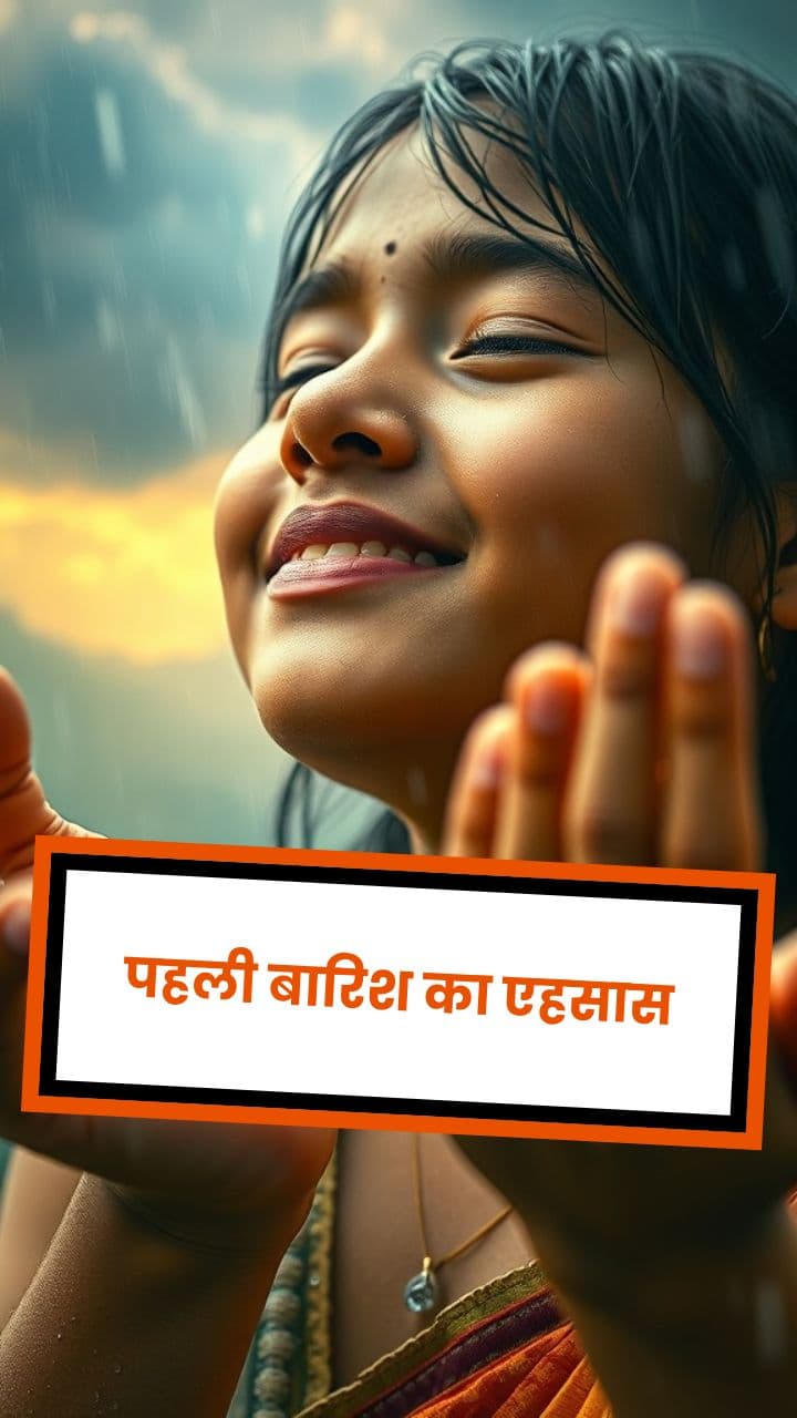 पहली बारिश का एहसास