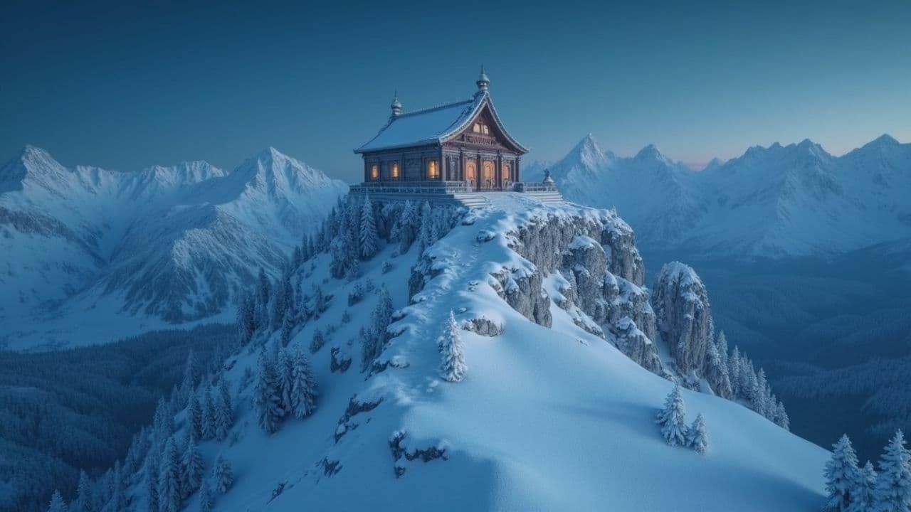 Зимняя Карпатская Ночь