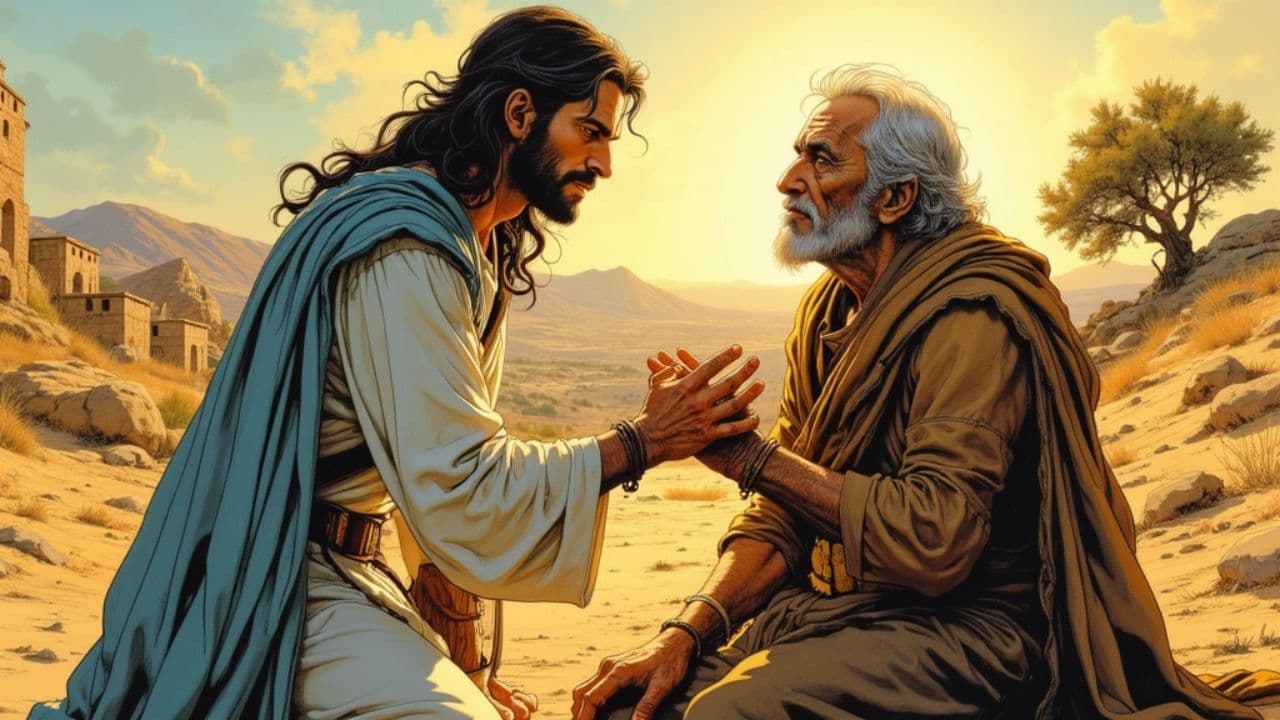 Jesus Heals a Blind Man