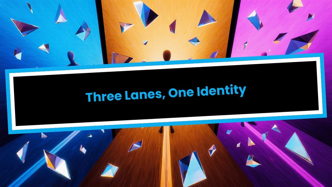 Three Lanes, One Identity