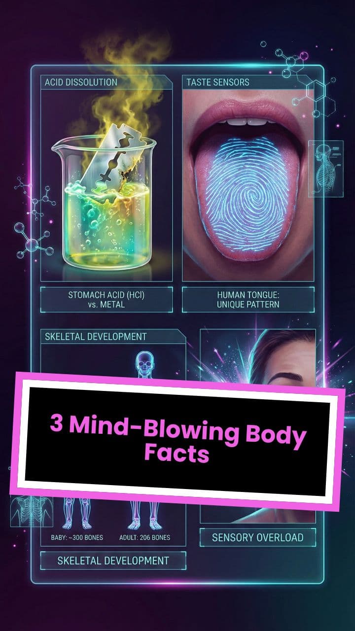 3 Mind-Blowing Body Facts