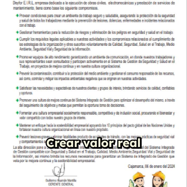 Crear Valor a través del Talento y Seguridad