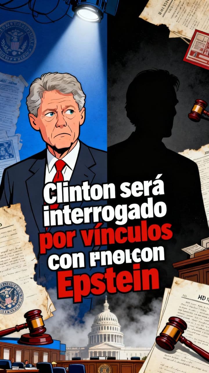 Clinton será interrogado por vínculos con Epstein