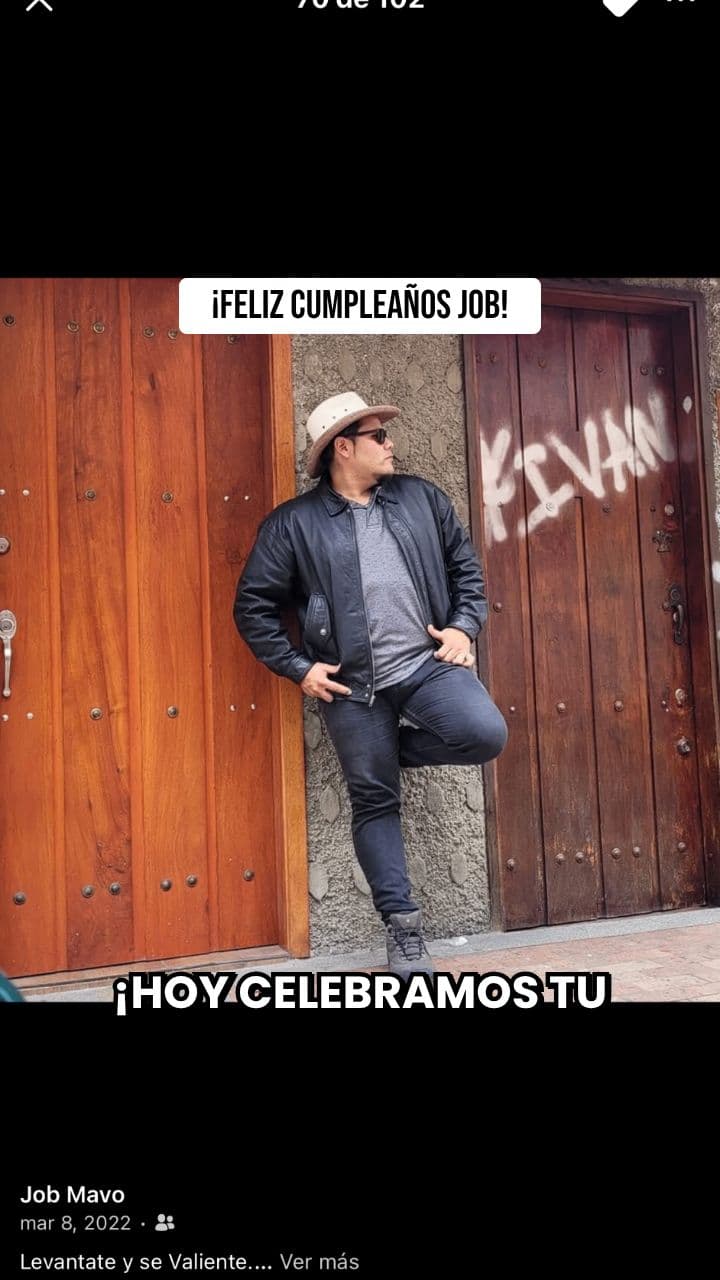 Mensaje de Cumpleaños para Job Mavo