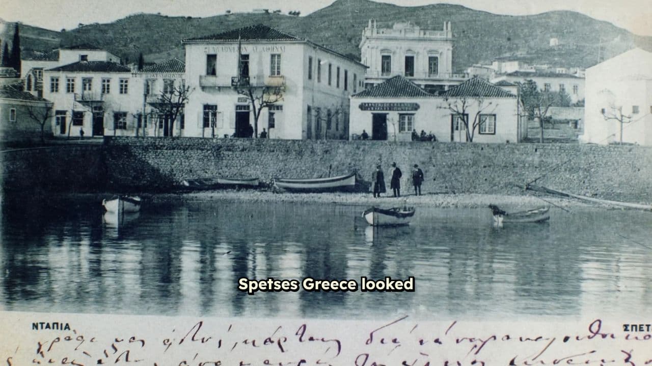 Spetses Harbor Before Instagram