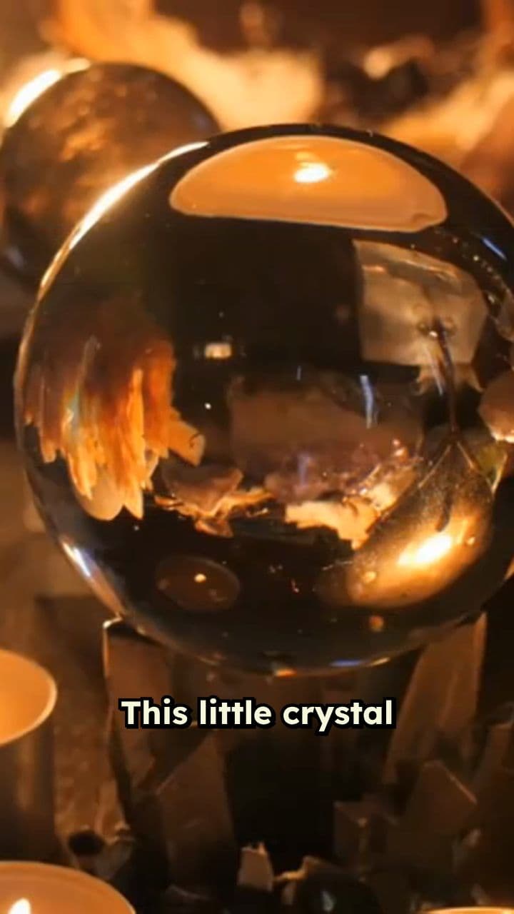 Moonlit Crystal Ball Night Light