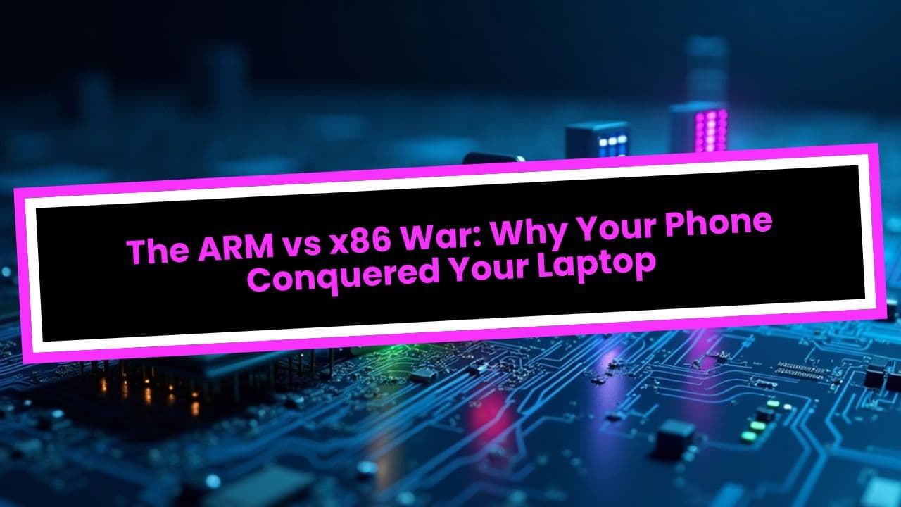 The ARM vs x86 War: Why Your Phone Conquered Your Laptop