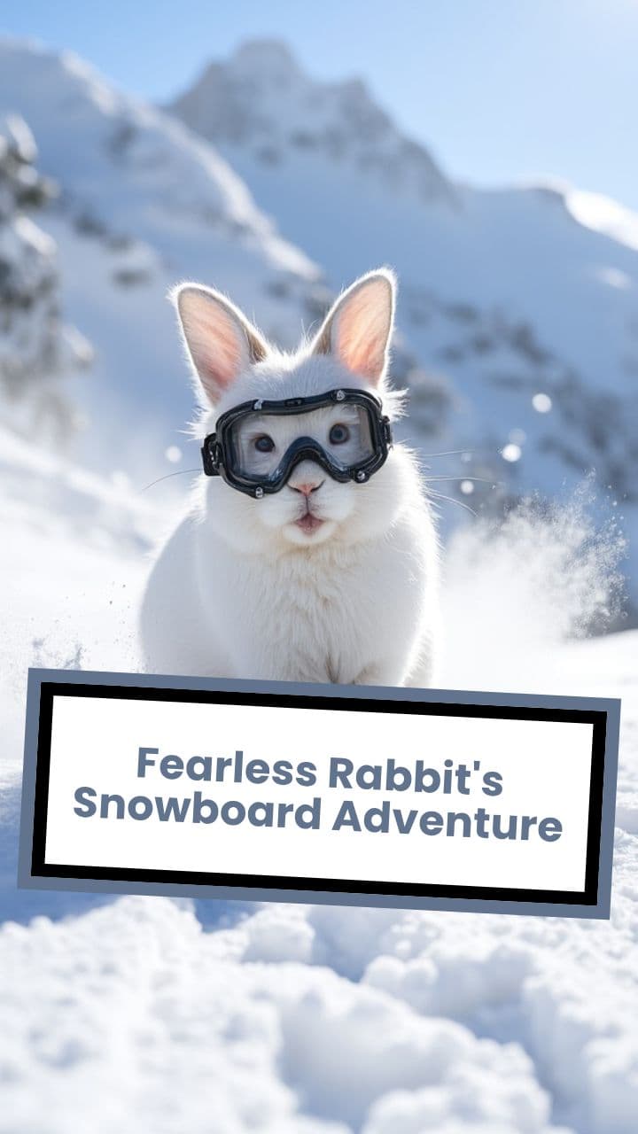 Fearless Rabbit's Snowboard Adventure