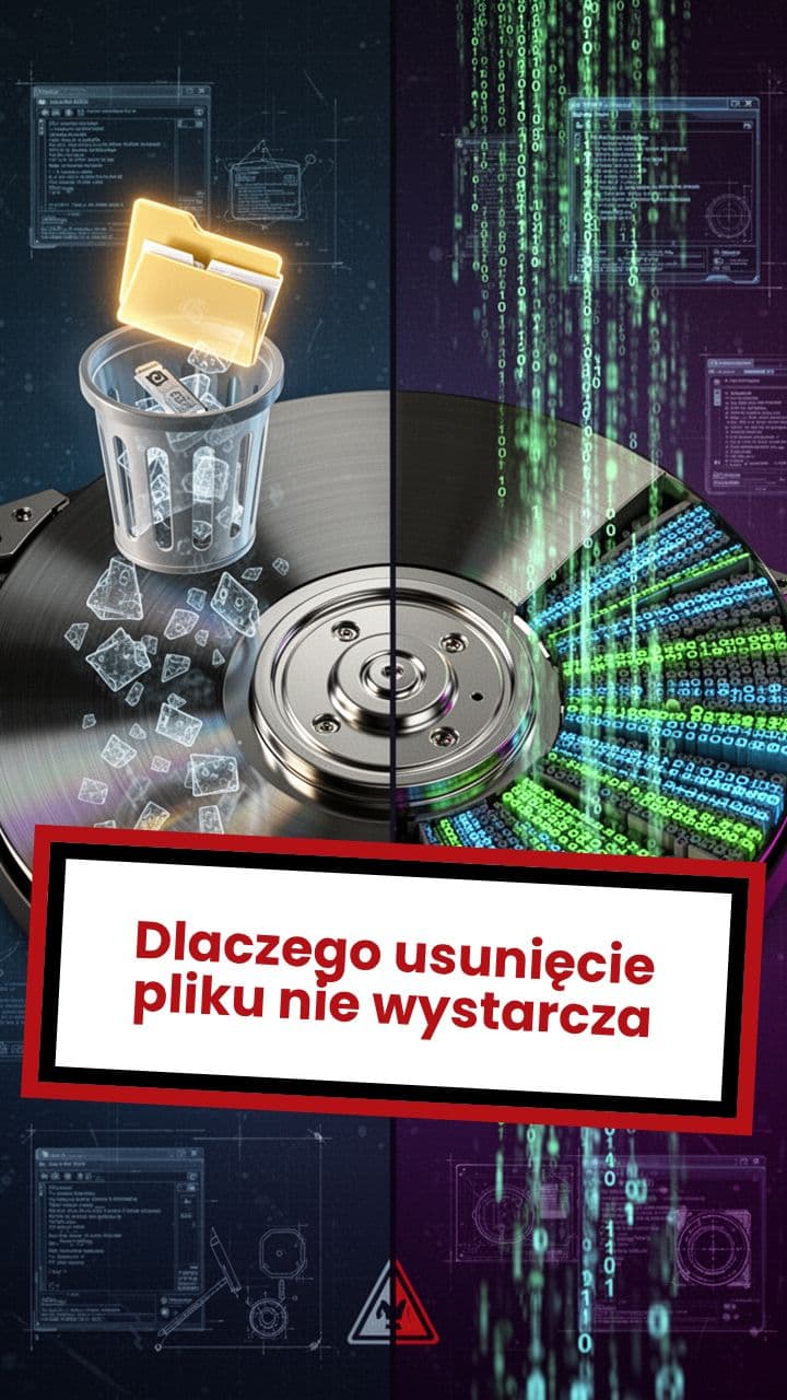 Dlaczego usunięcie pliku nie wystarcza