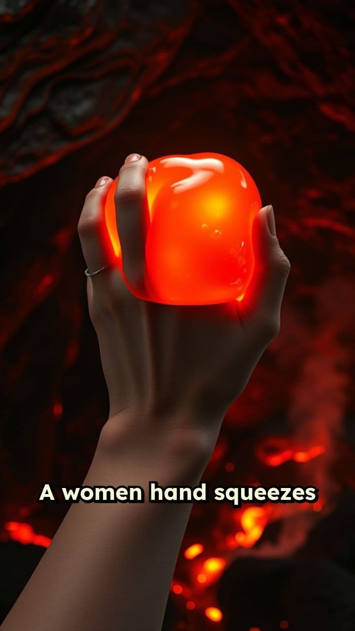 Squeezing Magma Slime