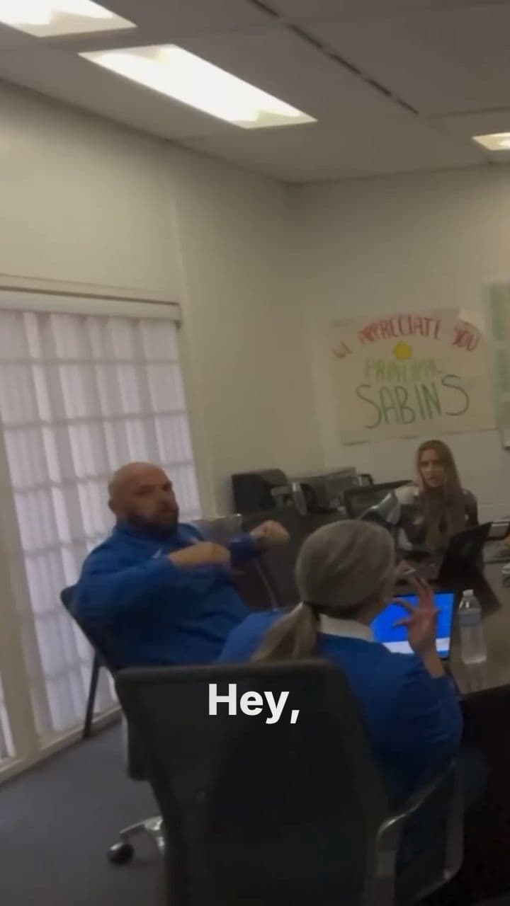 Playing Games on Apple Vision Pros During a Staff Meeting