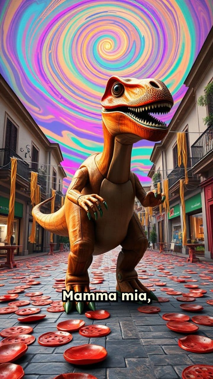 Il Ballo di DinoLegno e l'Asteroid-Pizza!