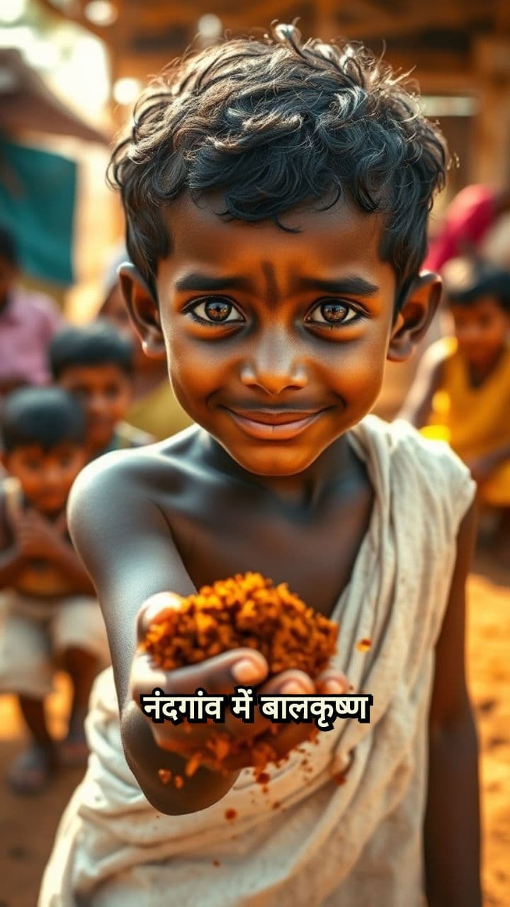 बालकृष्ण की माटी लीला