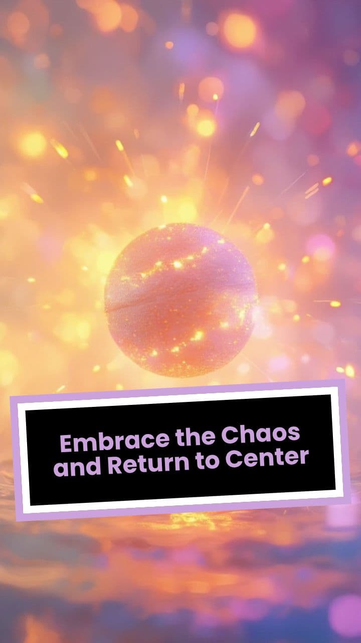 Embrace the Chaos and Return to Center