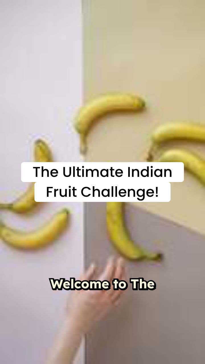 The Ultimate Indian Fruit Challenge!