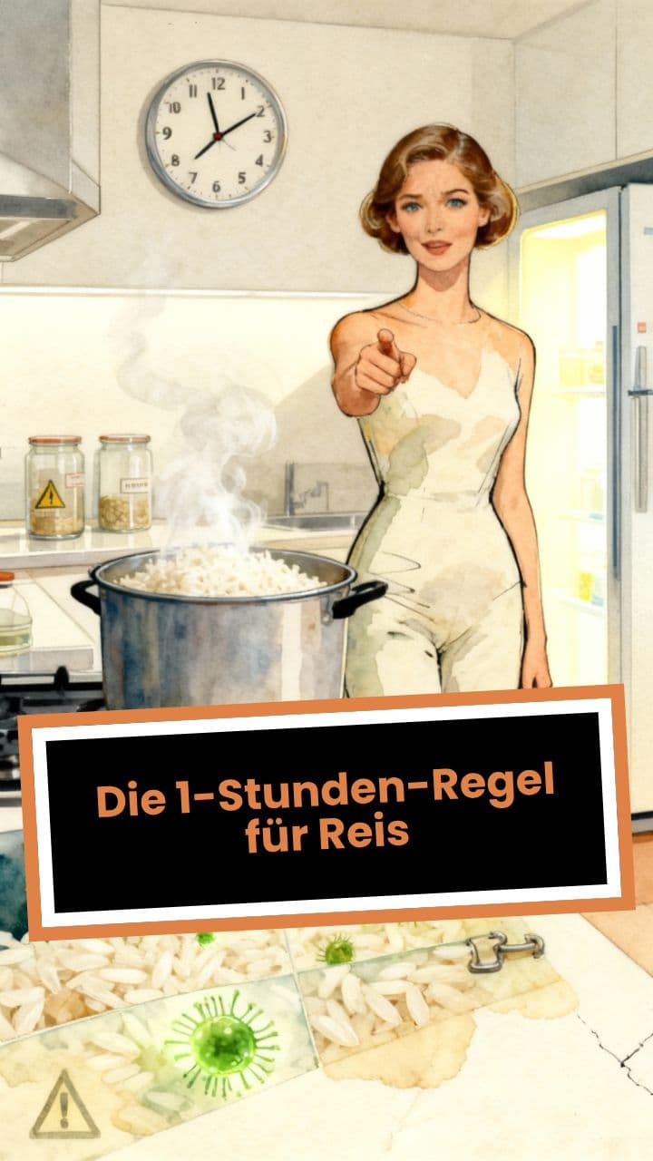 Die 1-Stunden-Regel für Reis