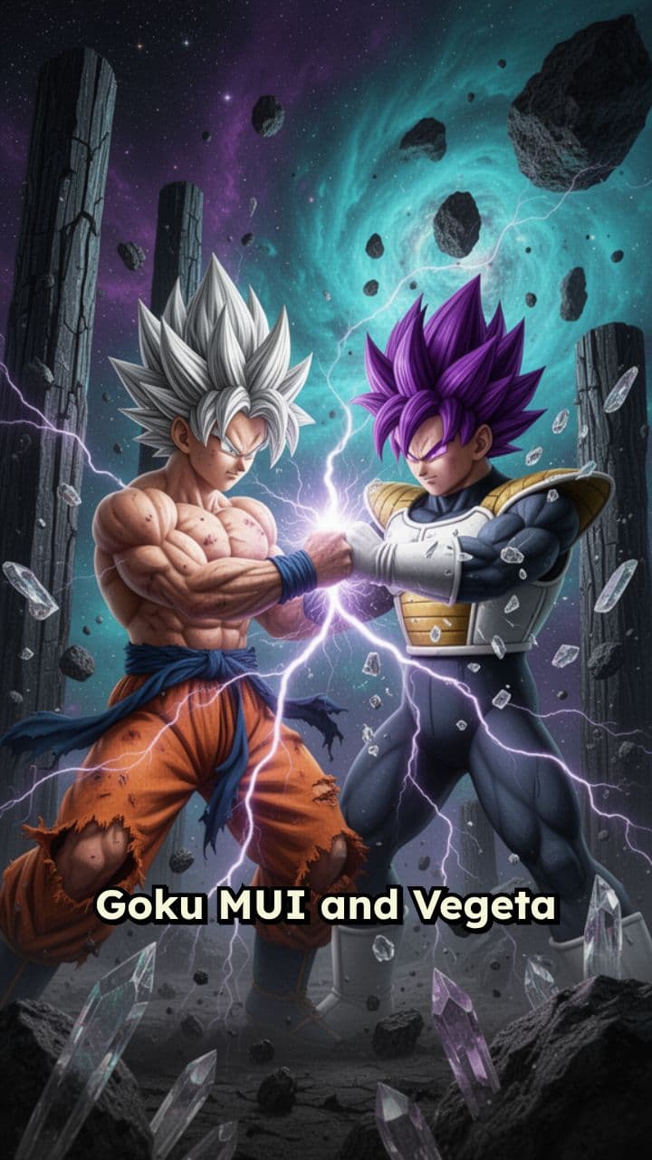 Goku MUI vs Vegeta UE Fight