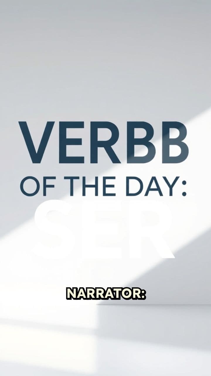 Mastering the Verb SER