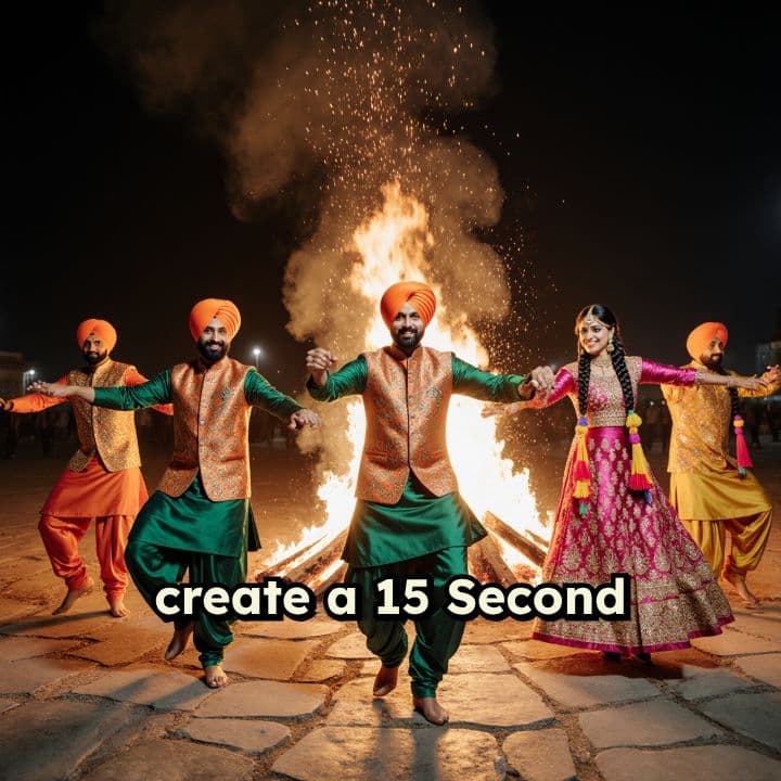 Lohri Invitation for Sagrika