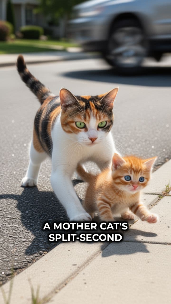 A Mother Cat’s Final Sacrifice