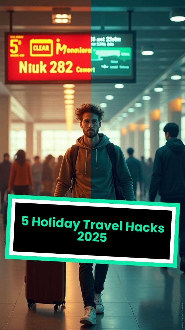 5 Holiday Travel Hacks 2025