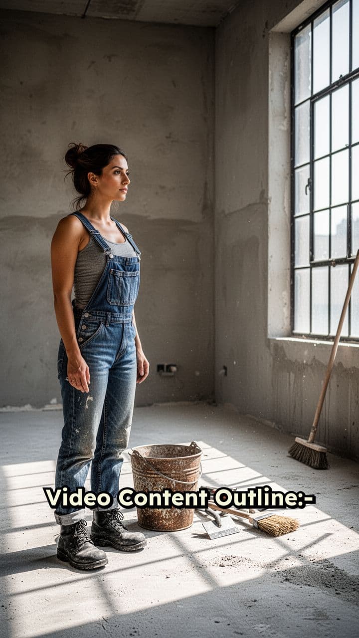 DIY Epoxy Pebble Floor Makeover