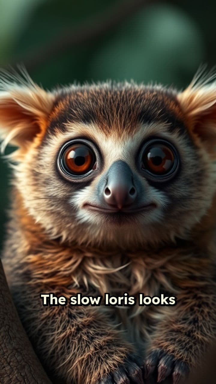 The Venomous Slow Loris: Adorable but Dangerous