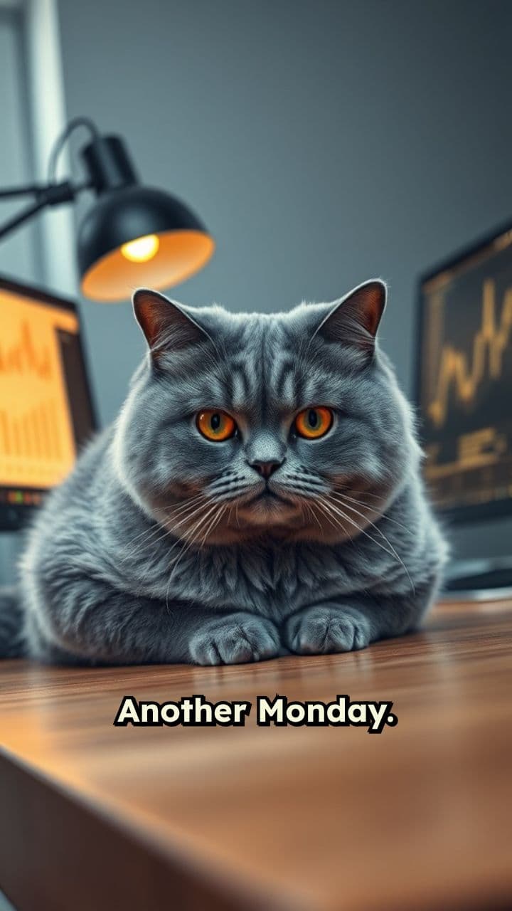 The Existential Office Cat