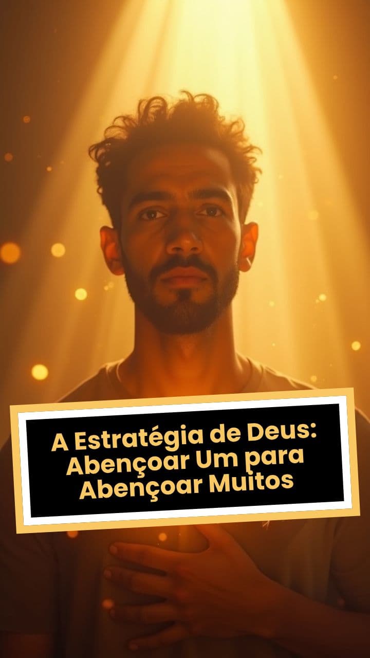 A Estratégia de Deus: Abençoar Um para Abençoar Muitos