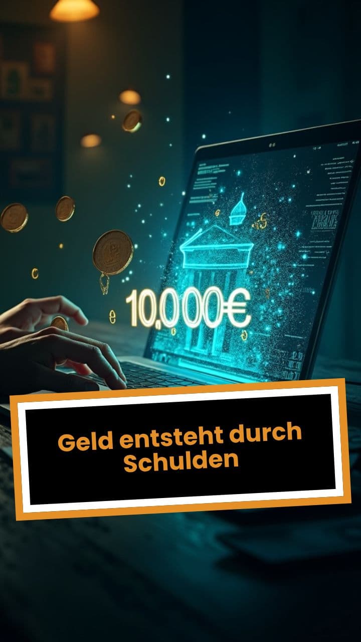 Geld entsteht durch Schulden